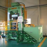 High performance powder compression press